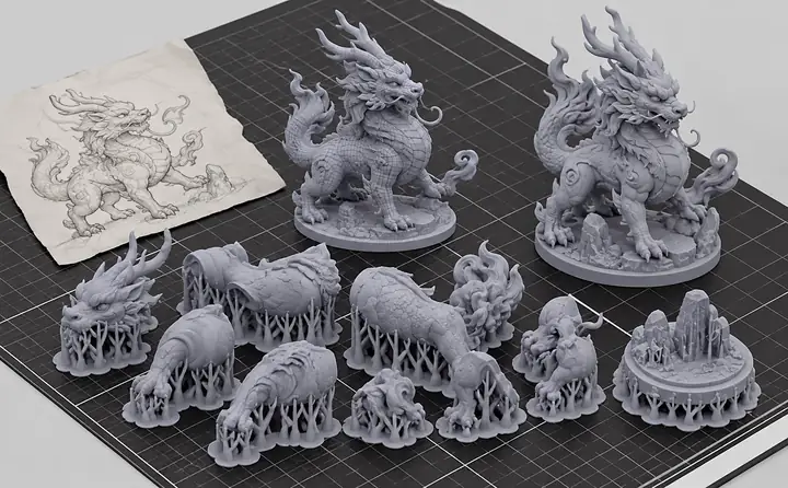 Von einem 3D-Drucker gedrucktes 3D-Modell – vom Konzept bis zum druckbaren Asset