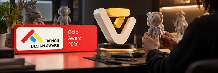 Abzeichen für den French Design Award