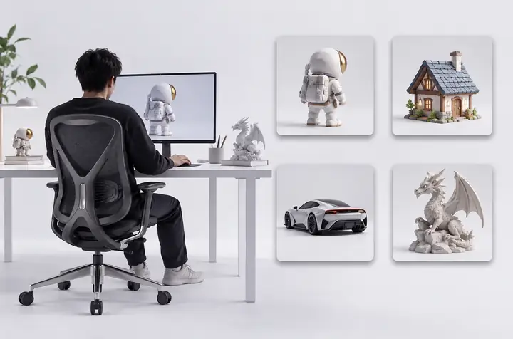 Beispiel eines modernen ergonomischen Bürostuhls